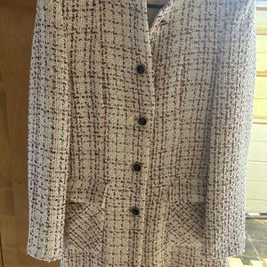 ZARA textured coat Like new super cute